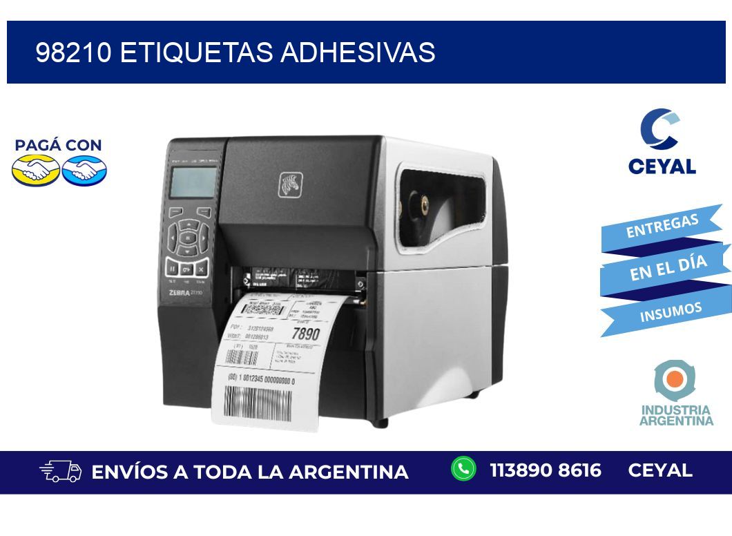 98210 ETIQUETAS ADHESIVAS