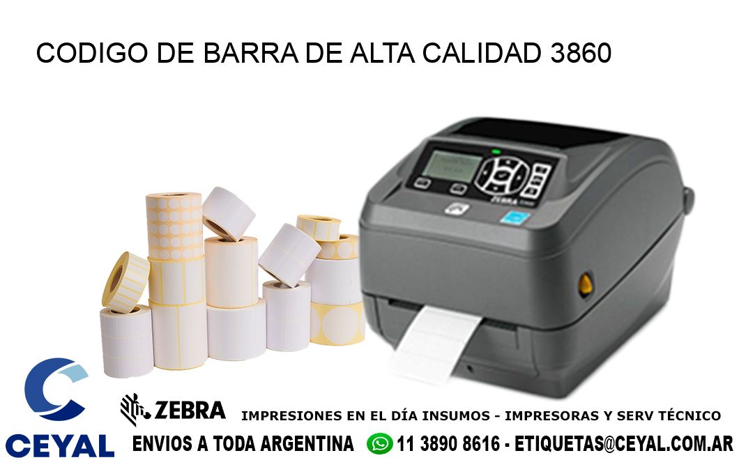 CODIGO DE BARRA DE ALTA CALIDAD 3860