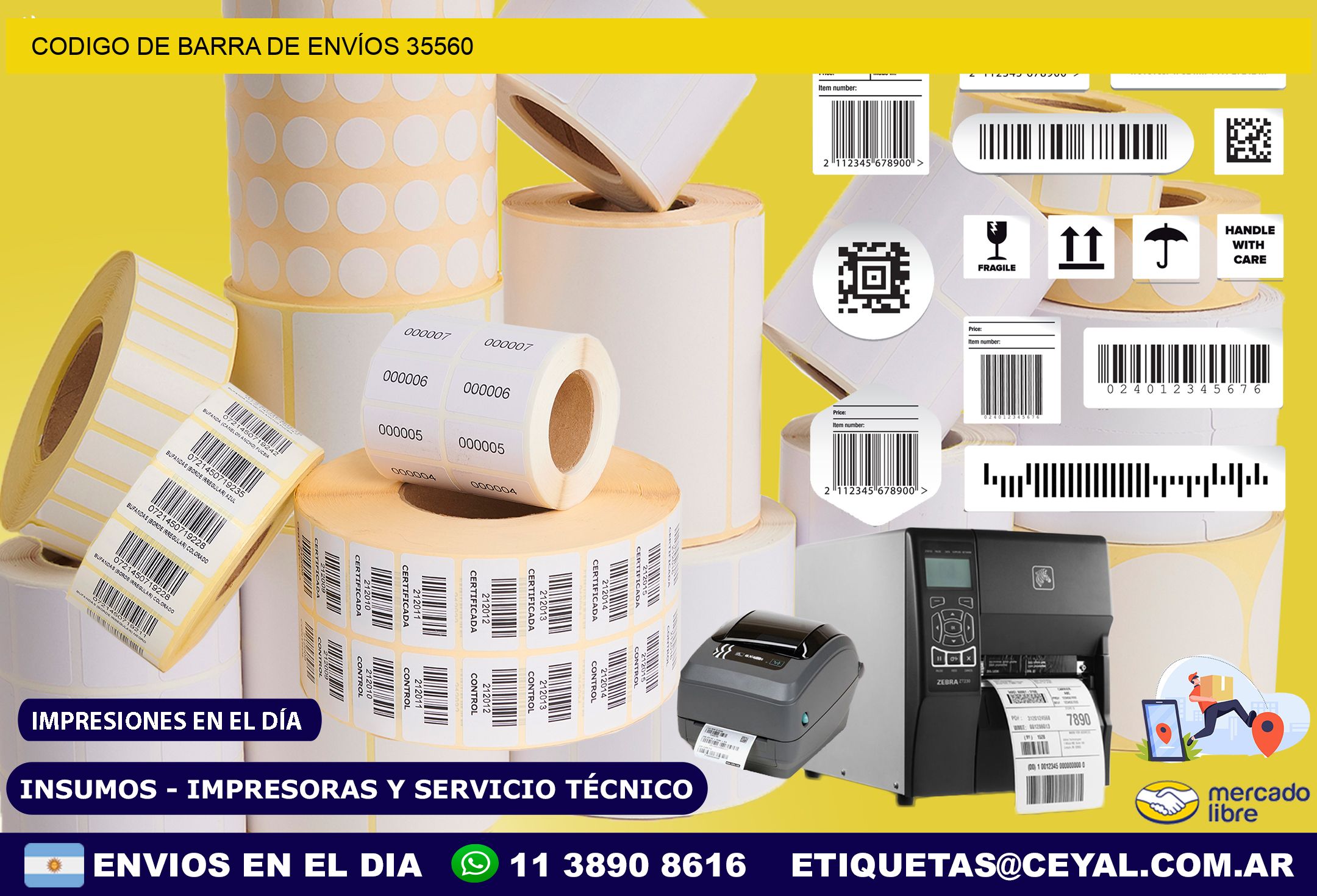 CODIGO DE BARRA DE ENVÍOS 35560