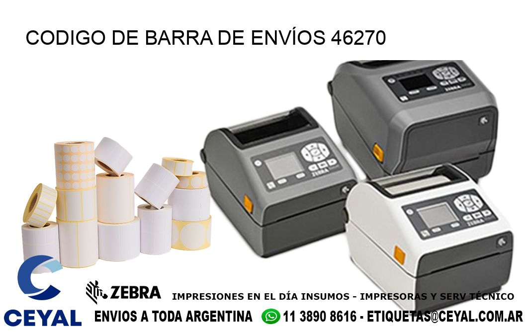 CODIGO DE BARRA DE ENVÍOS 46270