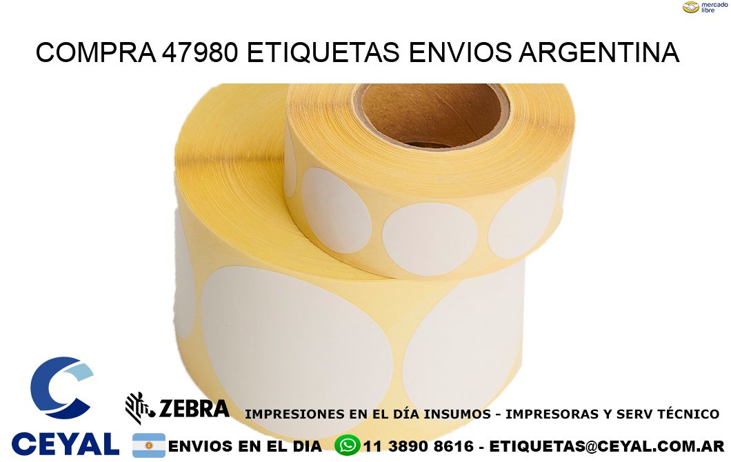COMPRA 47980 ETIQUETAS ENVIOS ARGENTINA