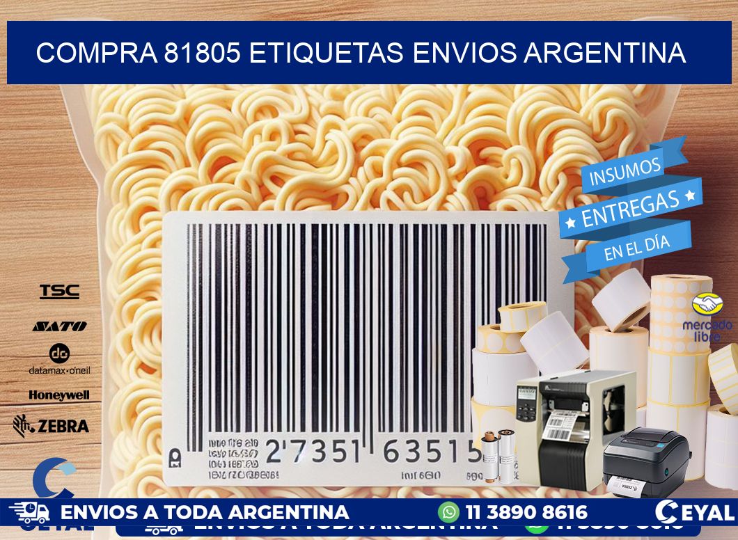 COMPRA 81805 ETIQUETAS ENVIOS ARGENTINA