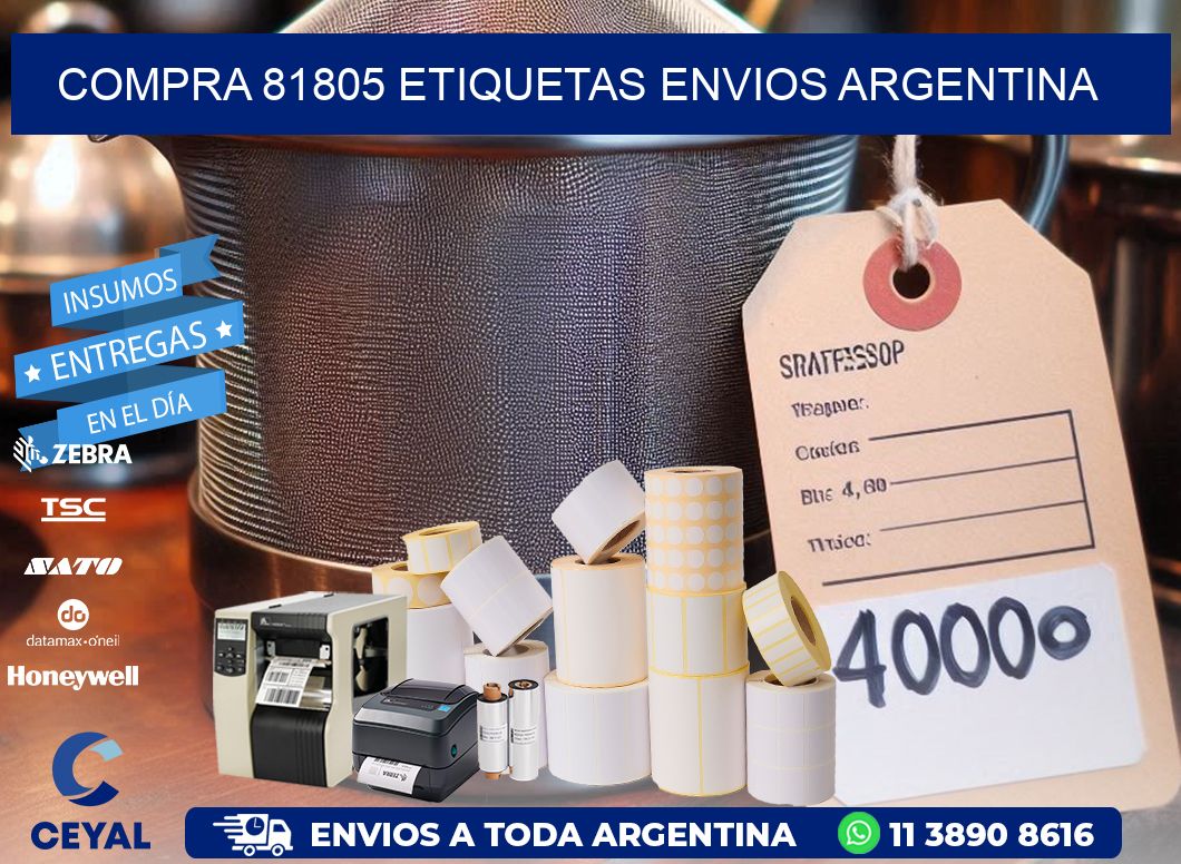 COMPRA 81805 ETIQUETAS ENVIOS ARGENTINA