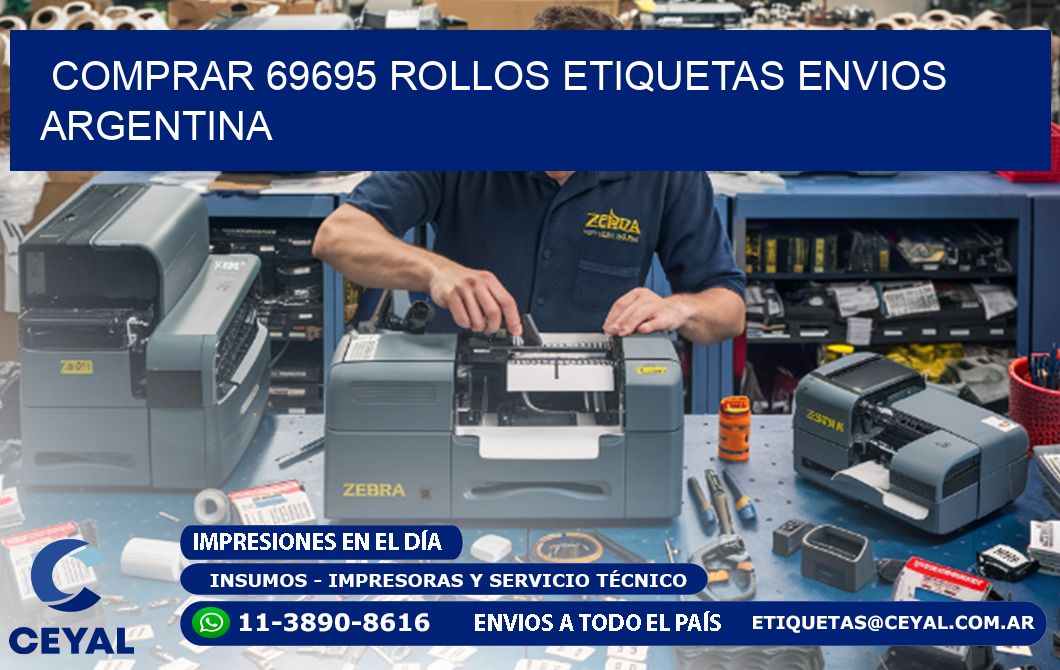 COMPRAR 69695 ROLLOS ETIQUETAS ENVIOS ARGENTINA