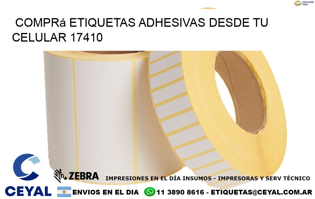 Comprá Etiquetas Adhesivas Desde tu Celular 17410