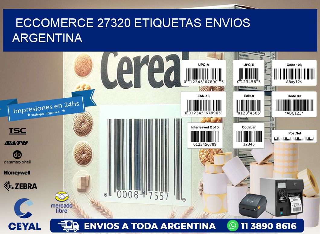 ECCOMERCE 27320 ETIQUETAS ENVIOS ARGENTINA