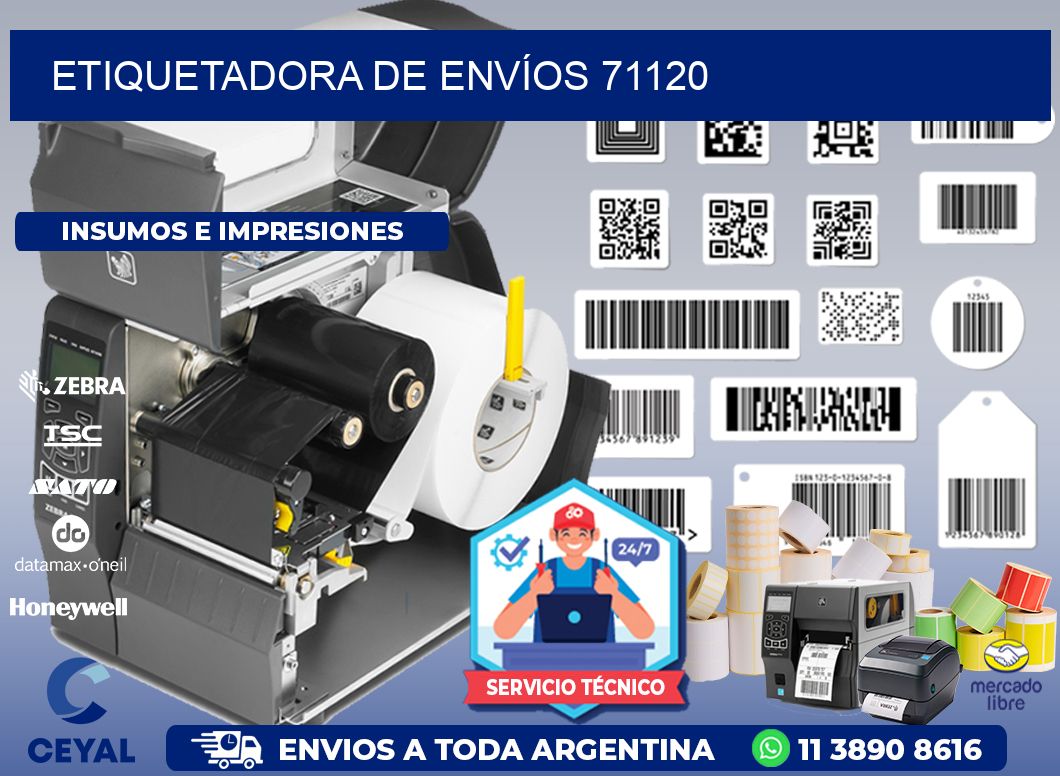 ETIQUETADORA DE ENVÍOS 71120