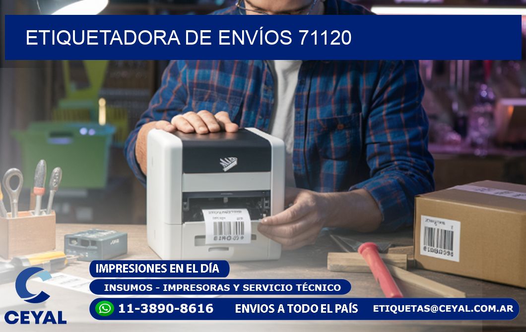 ETIQUETADORA DE ENVÍOS 71120