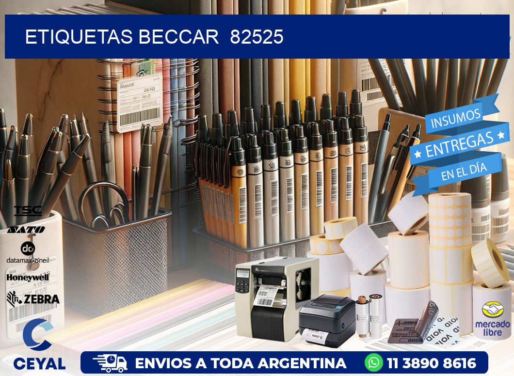 ETIQUETAS BECCAR  82525