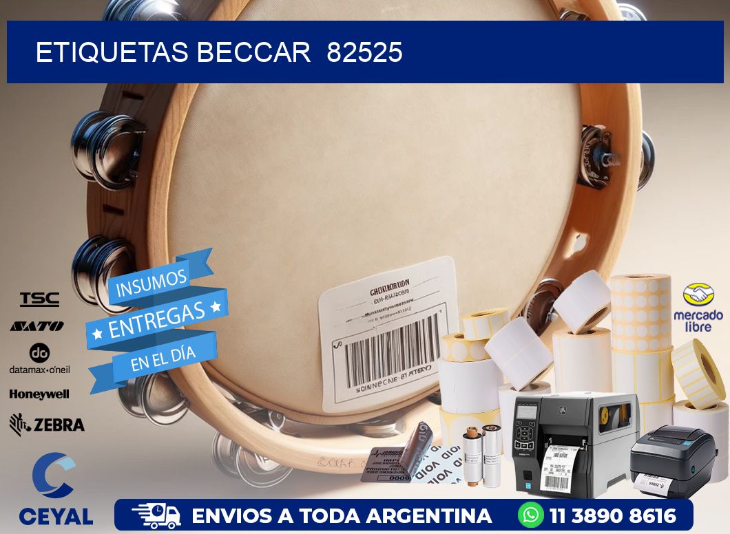 ETIQUETAS BECCAR  82525