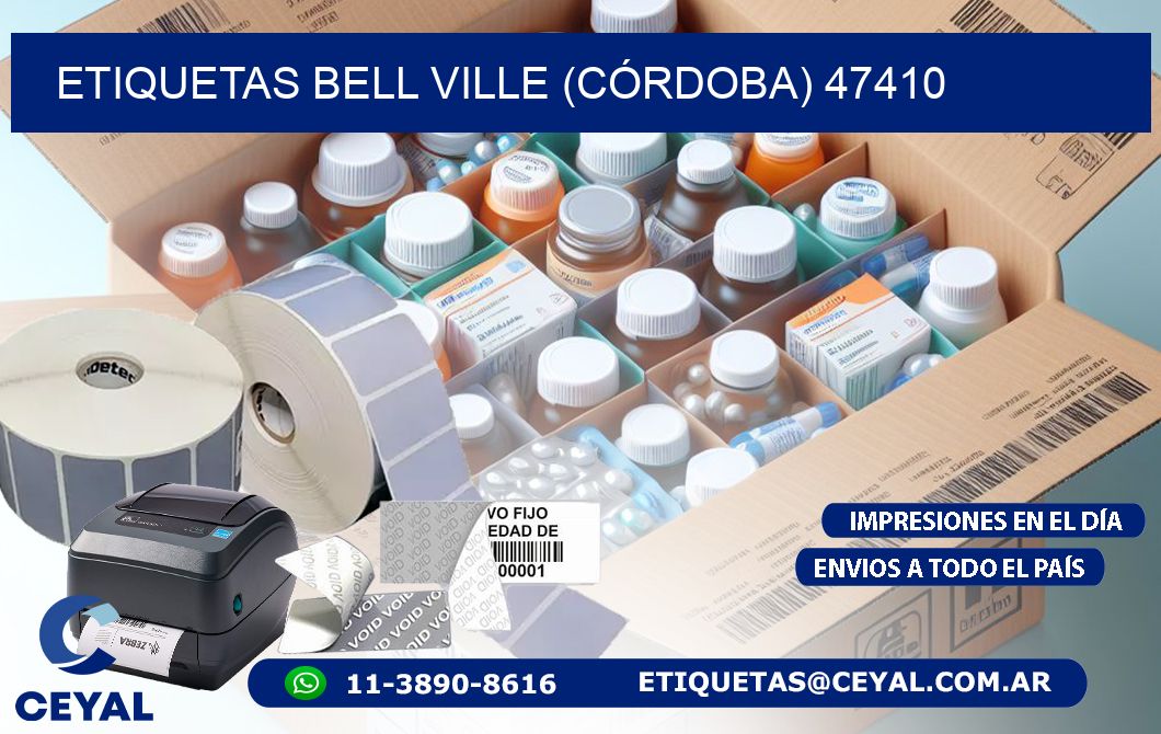 ETIQUETAS BELL VILLE (CÓRDOBA) 47410