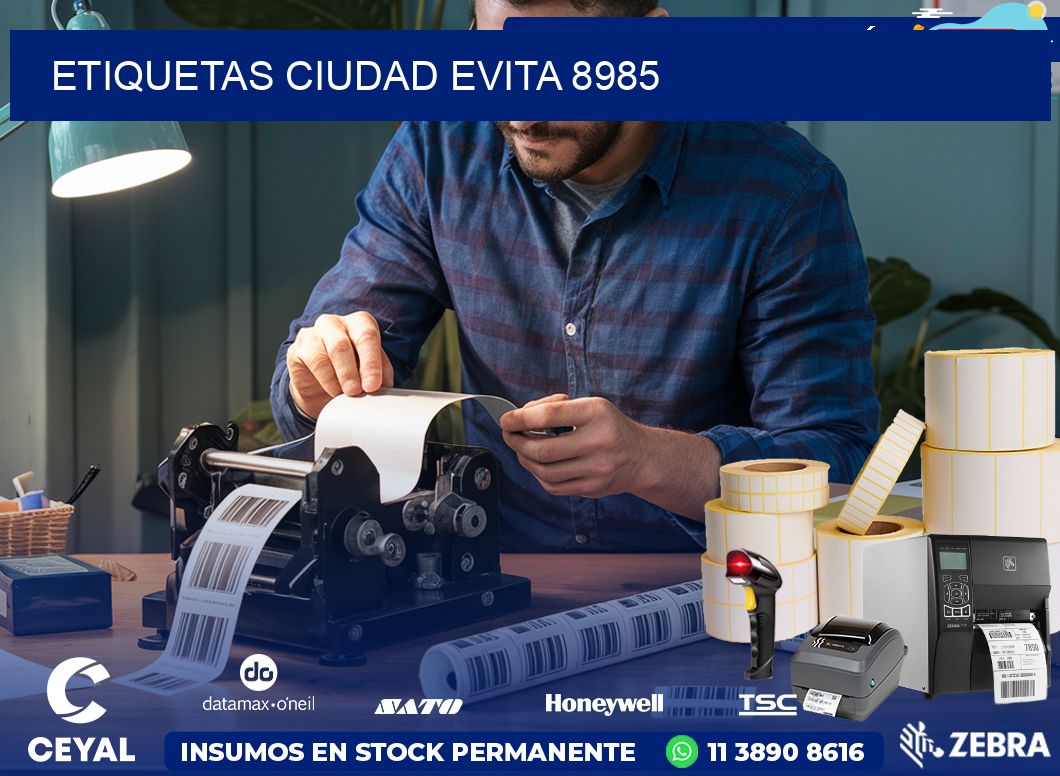 ETIQUETAS CIUDAD EVITA 8985