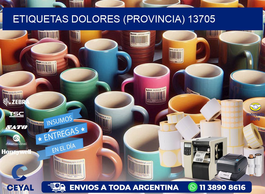 ETIQUETAS DOLORES (PROVINCIA) 13705