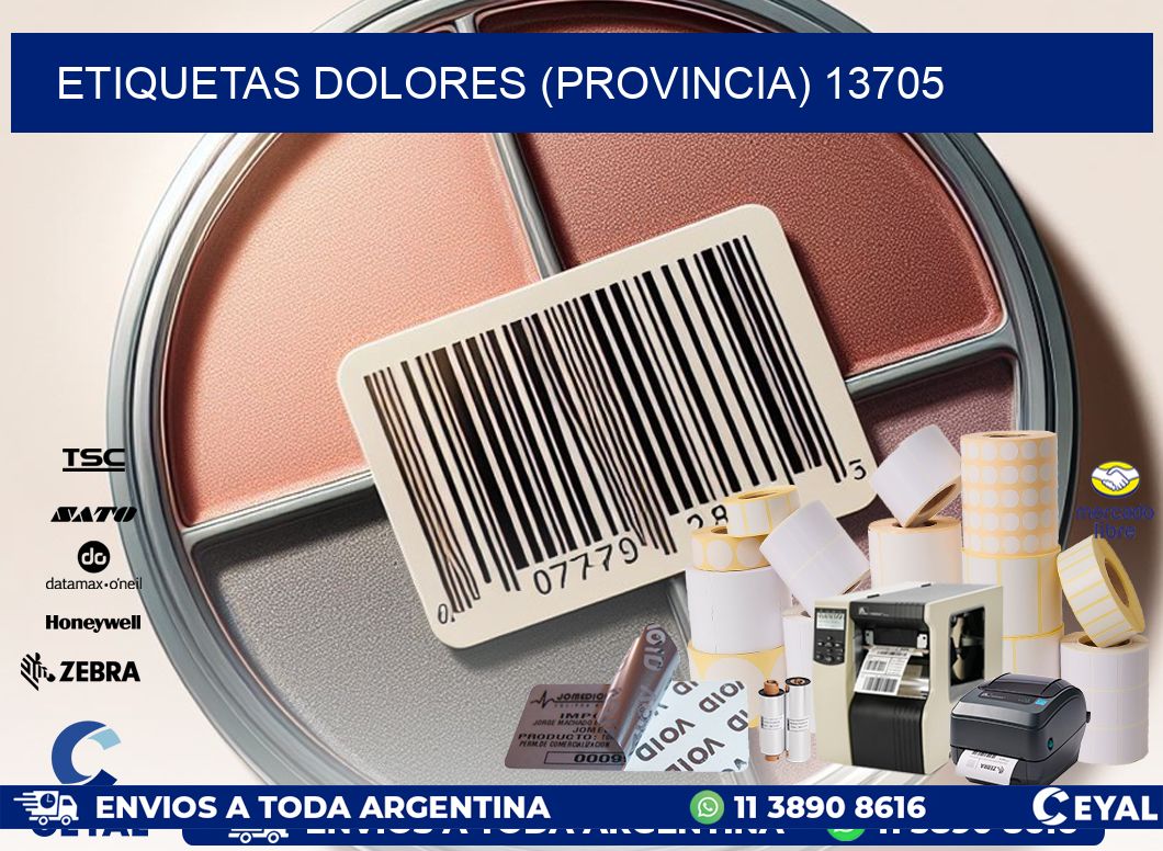 ETIQUETAS DOLORES (PROVINCIA) 13705