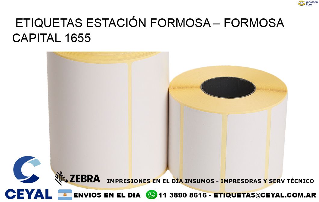 ETIQUETAS ESTACIÓN FORMOSA – FORMOSA CAPITAL 1655