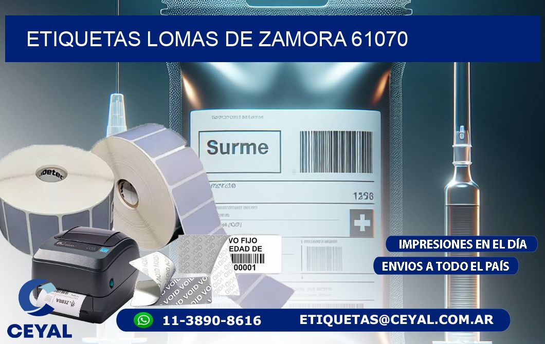 ETIQUETAS LOMAS DE ZAMORA 61070