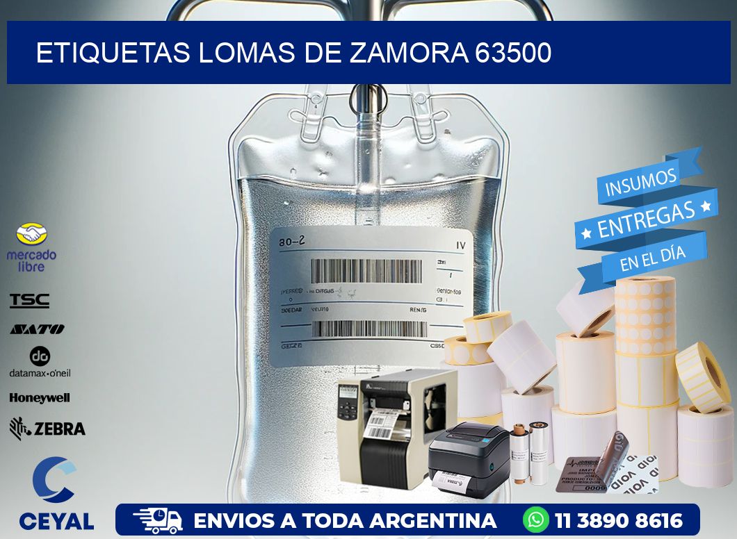 ETIQUETAS LOMAS DE ZAMORA 63500