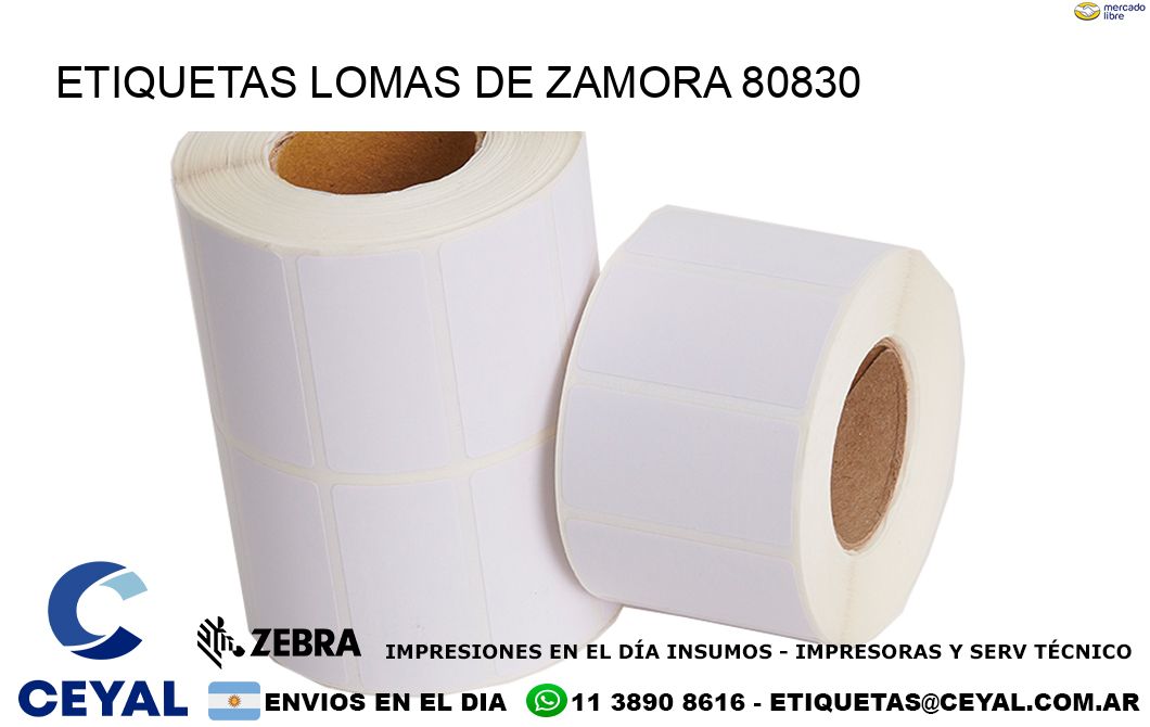 ETIQUETAS LOMAS DE ZAMORA 80830