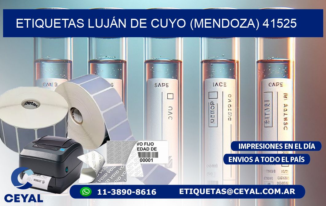 ETIQUETAS LUJÁN DE CUYO (MENDOZA) 41525