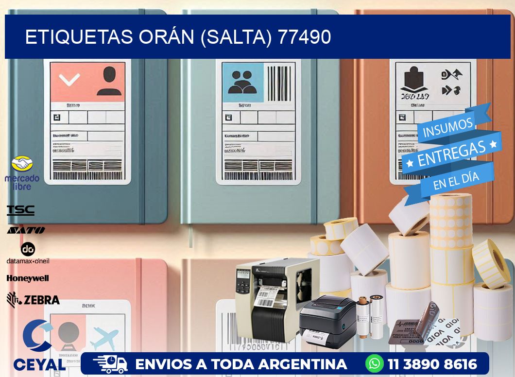 ETIQUETAS ORÁN (SALTA) 77490