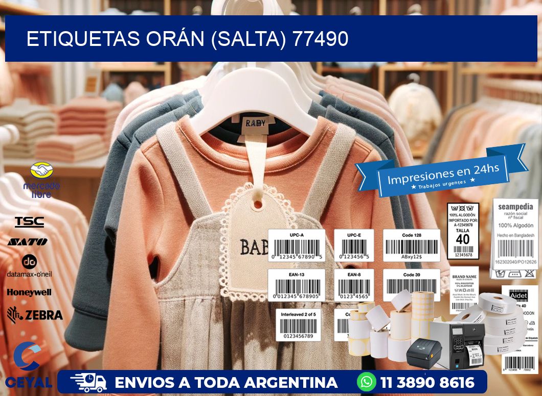 ETIQUETAS ORÁN (SALTA) 77490