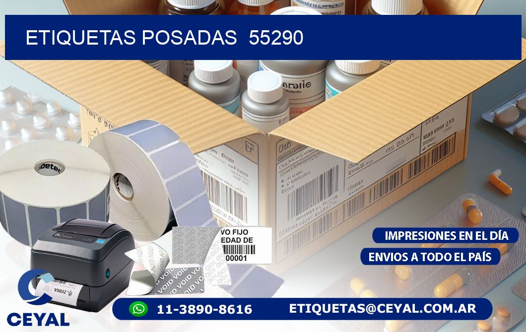 ETIQUETAS POSADAS 55290