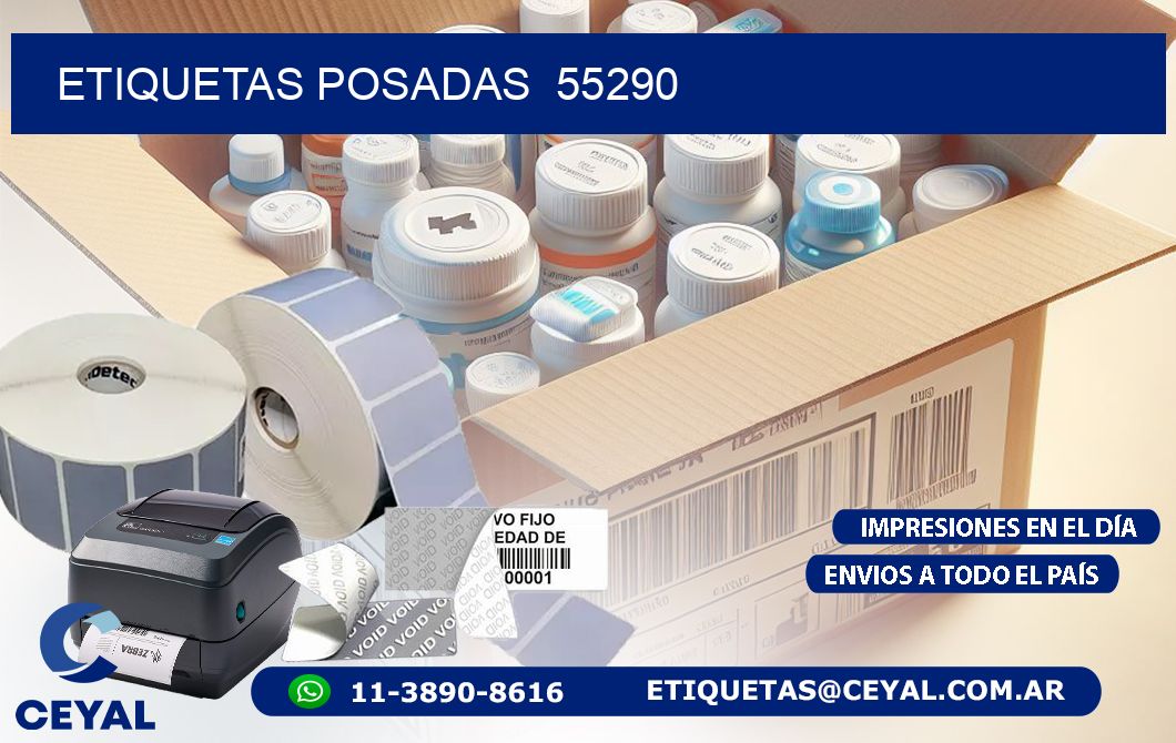 ETIQUETAS POSADAS 55290