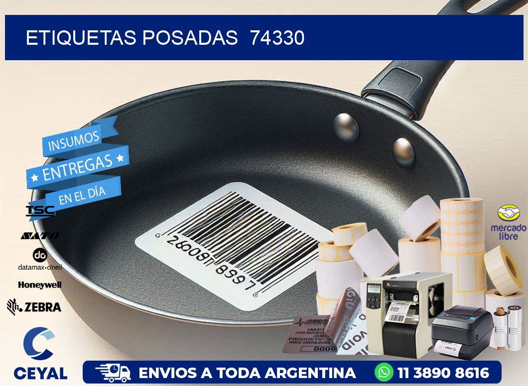 ETIQUETAS POSADAS  74330