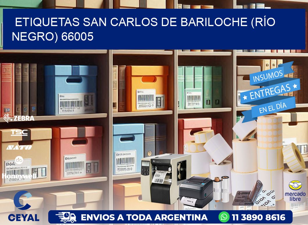 ETIQUETAS SAN CARLOS DE BARILOCHE (RÍO NEGRO) 66005