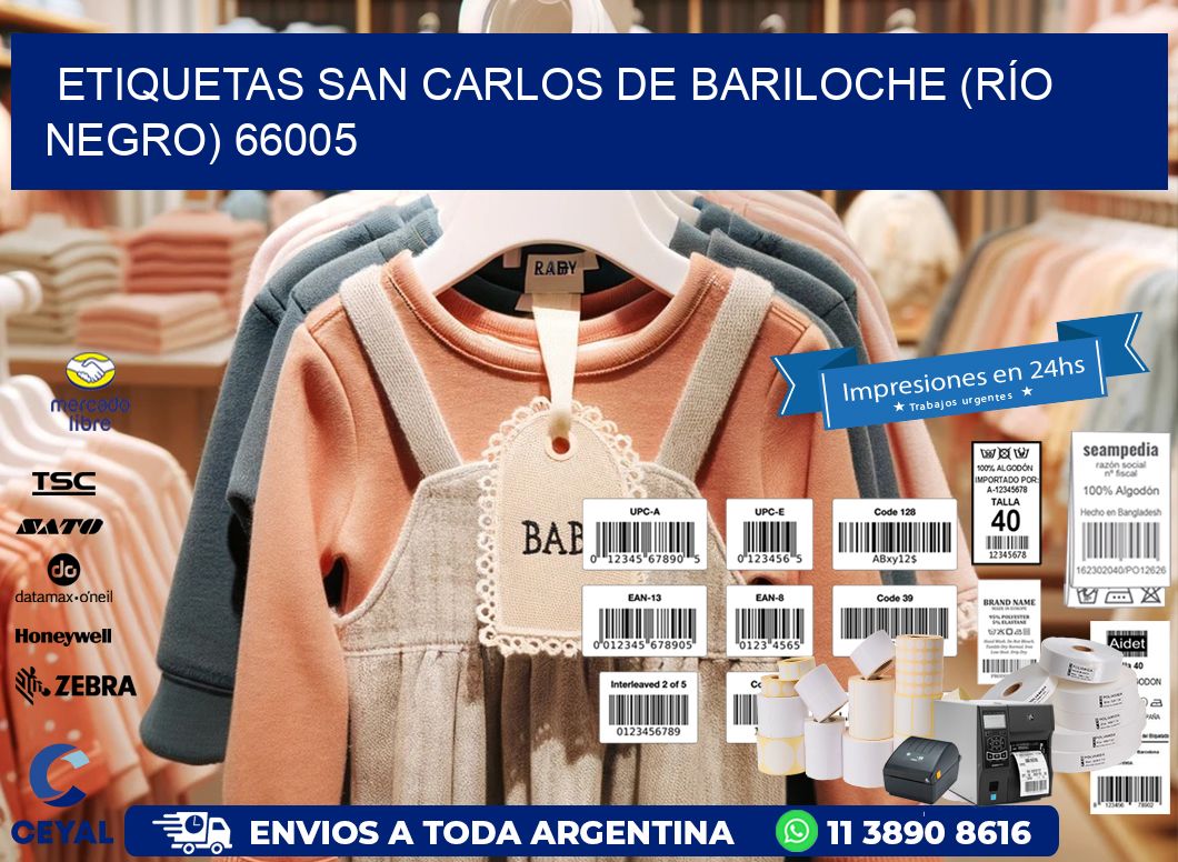 ETIQUETAS SAN CARLOS DE BARILOCHE (RÍO NEGRO) 66005