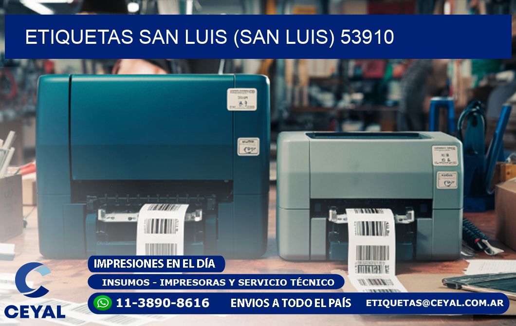 ETIQUETAS SAN LUIS (SAN LUIS) 53910