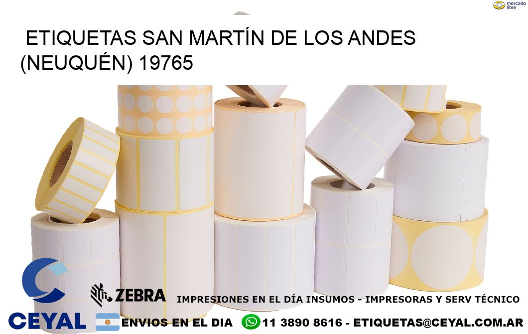 ETIQUETAS SAN MARTÍN DE LOS ANDES (NEUQUÉN) 19765