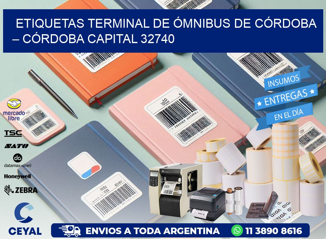 ETIQUETAS TERMINAL DE ÓMNIBUS DE CÓRDOBA – CÓRDOBA CAPITAL 32740