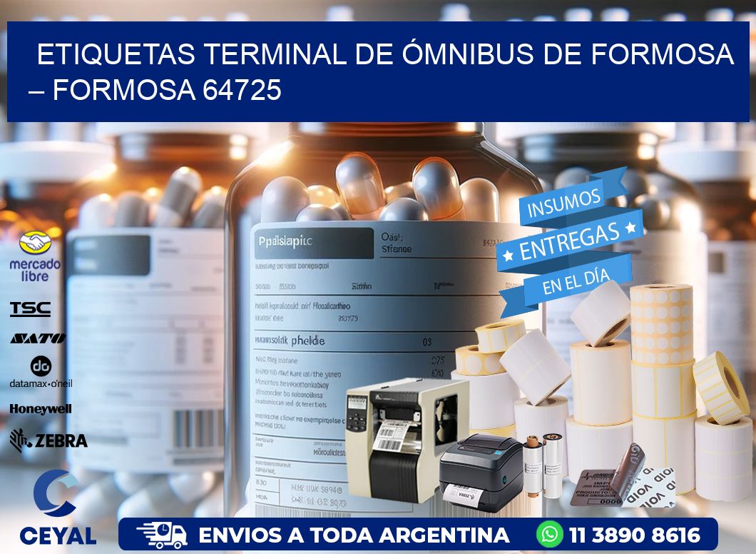 ETIQUETAS TERMINAL DE ÓMNIBUS DE FORMOSA – FORMOSA 64725