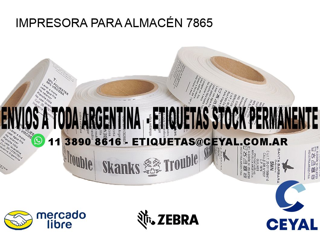 IMPRESORA PARA ALMACÉN 7865