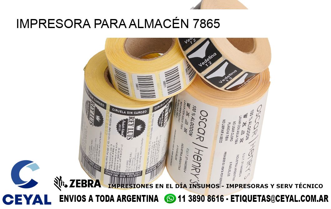 IMPRESORA PARA ALMACÉN 7865