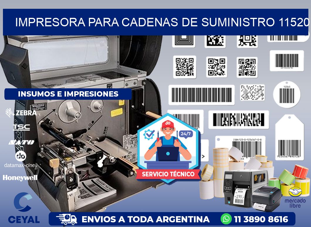 IMPRESORA PARA CADENAS DE SUMINISTRO 11520