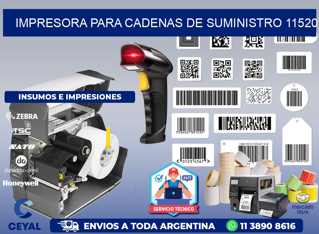 IMPRESORA PARA CADENAS DE SUMINISTRO 11520