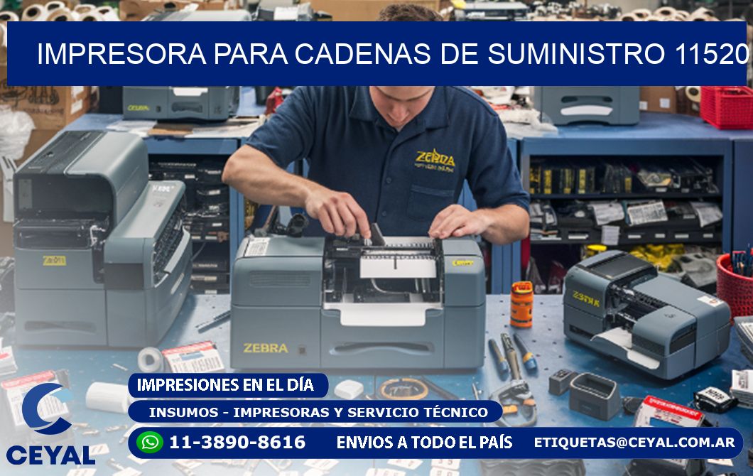 IMPRESORA PARA CADENAS DE SUMINISTRO 11520