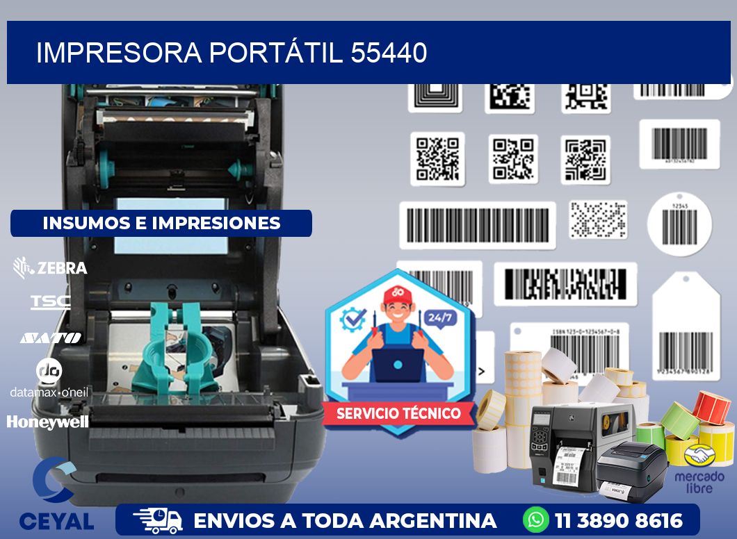 IMPRESORA PORTÁTIL 55440