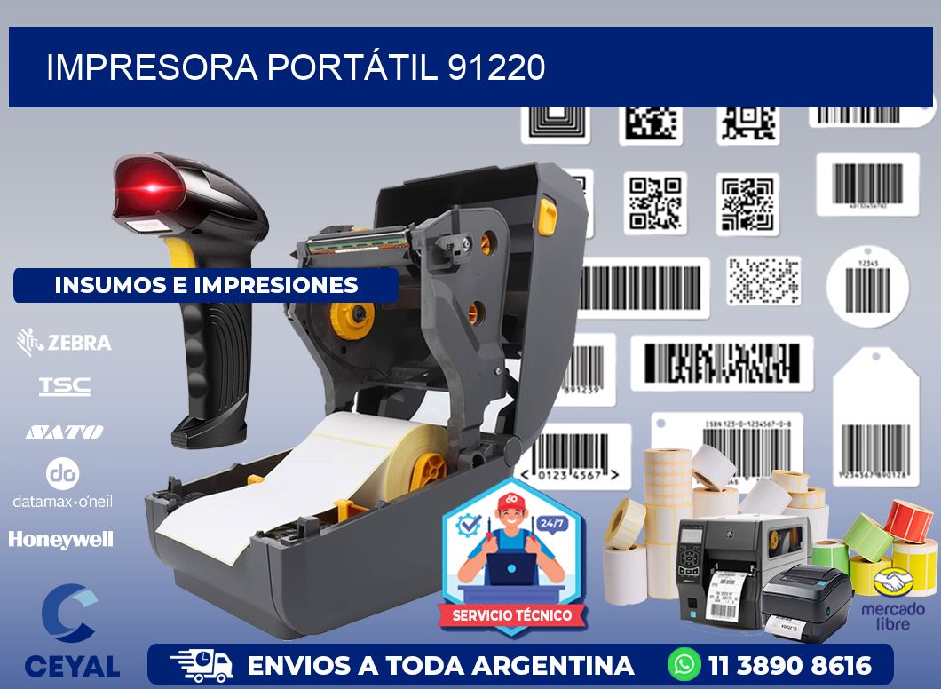 IMPRESORA PORTÁTIL 91220