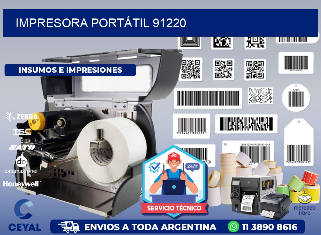IMPRESORA PORTÁTIL 91220