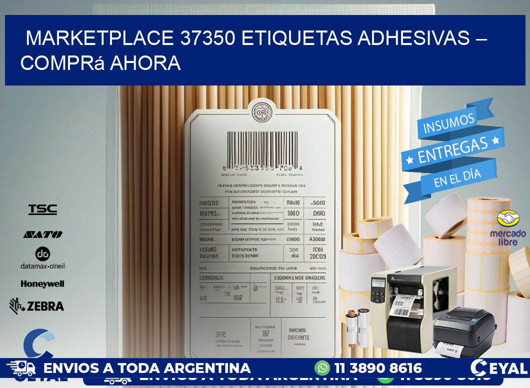 Marketplace 37350 Etiquetas Adhesivas – Comprá Ahora