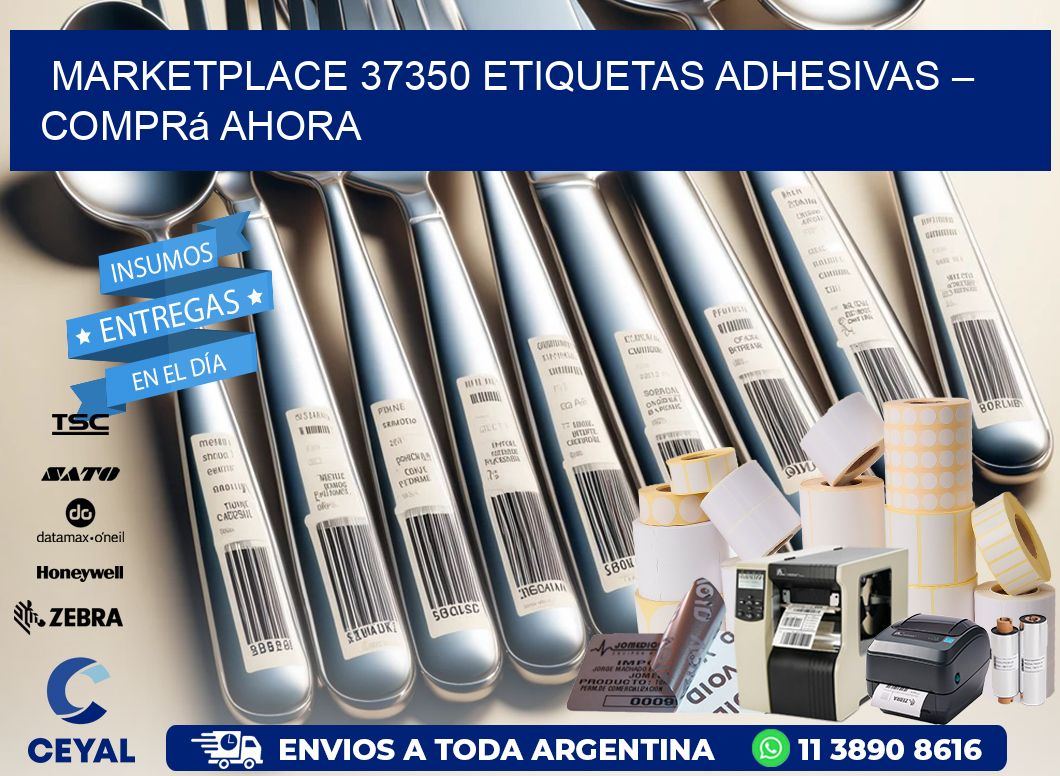 Marketplace 37350 Etiquetas Adhesivas – Comprá Ahora
