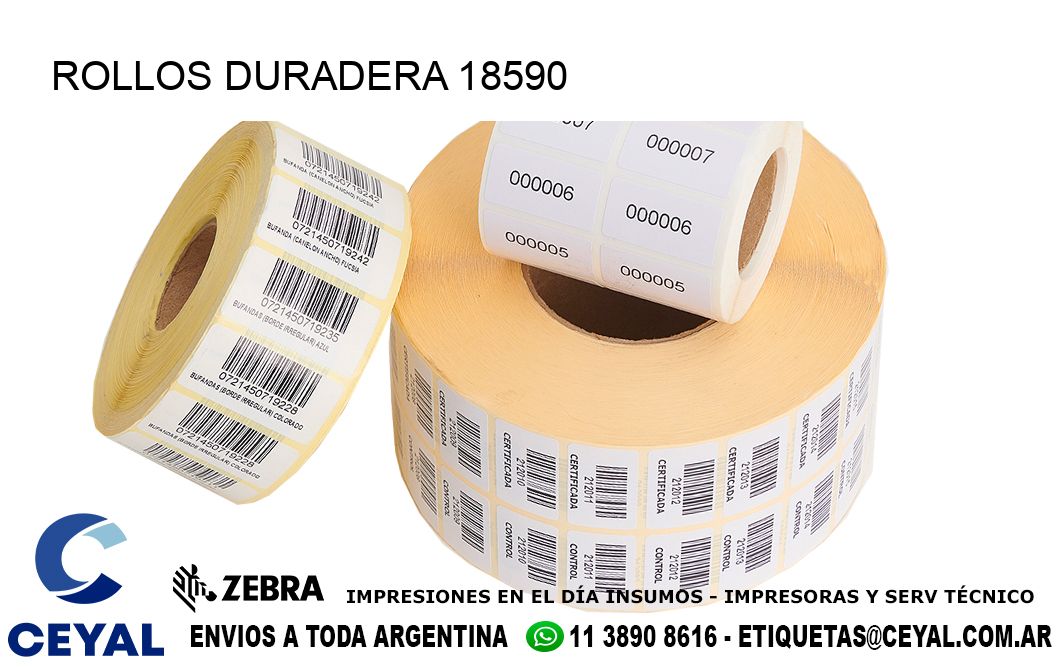 ROLLOS DURADERA 18590