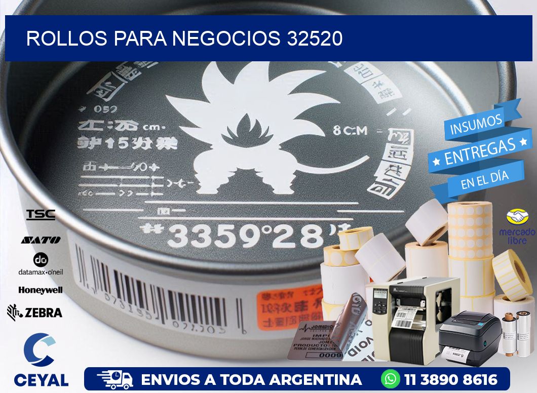 ROLLOS PARA NEGOCIOS 32520