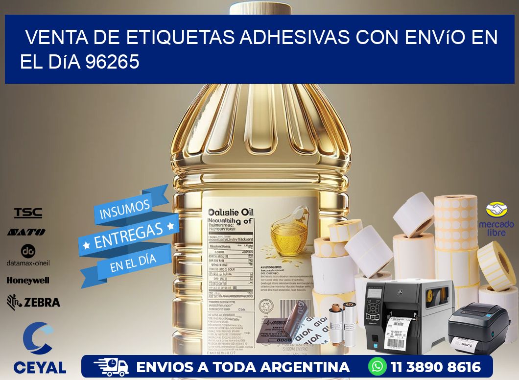 Venta de Etiquetas Adhesivas con Envío en el Día 96265