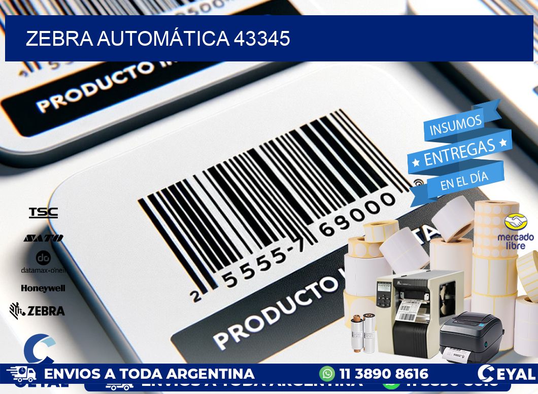 ZEBRA AUTOMÁTICA 43345