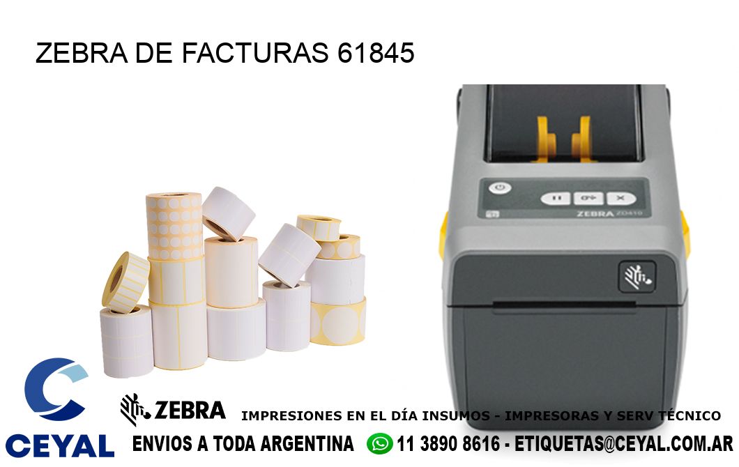 ZEBRA DE FACTURAS 61845
