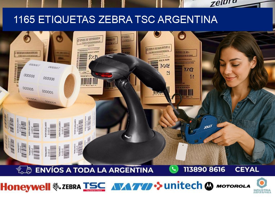 1165 etiquetas zebra tsc argentina